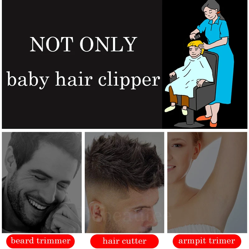 Тихая машинка для стрижки волос малышей мини подмышек мужчин бороды маленькая