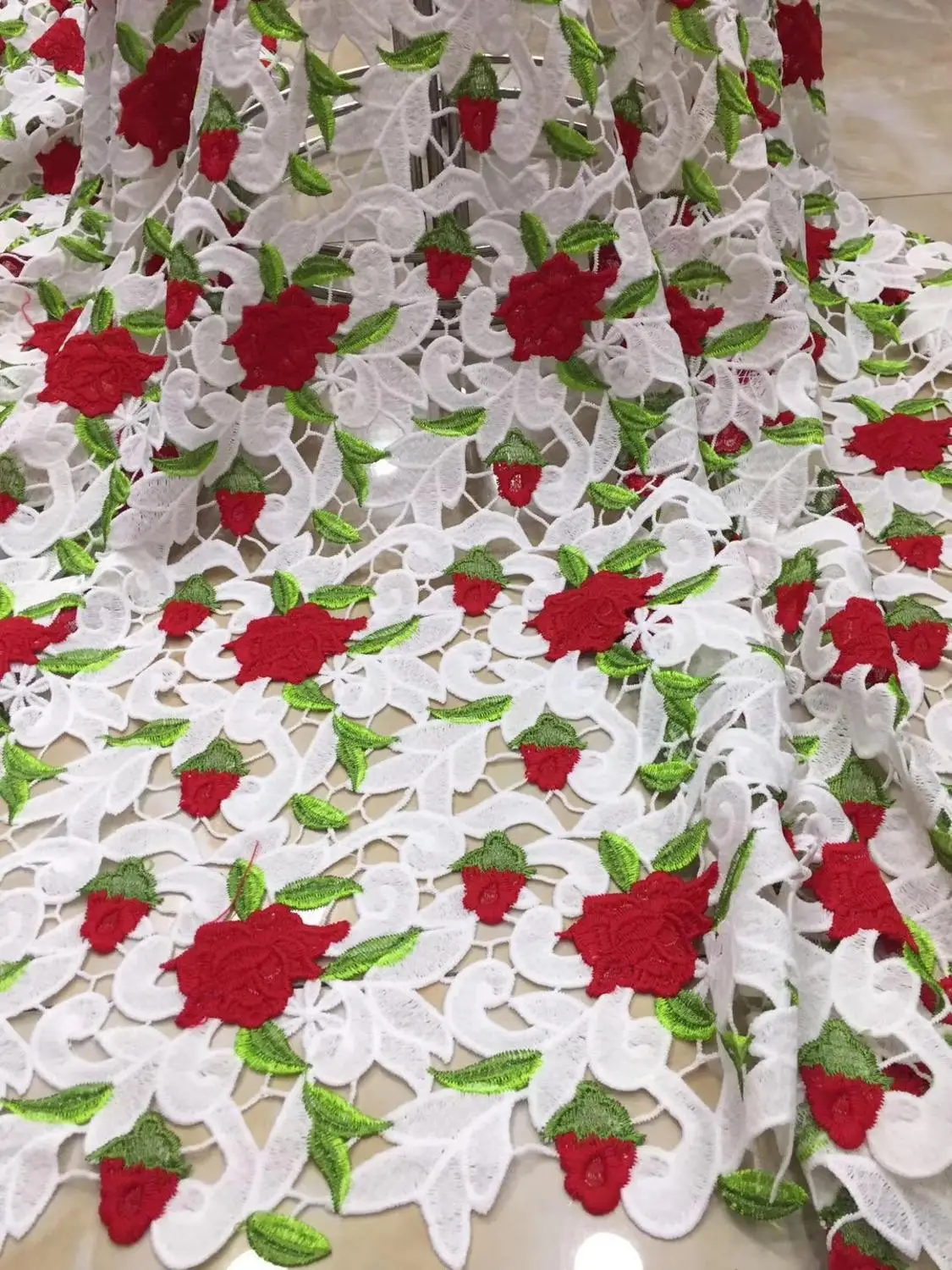 Новинка 2016 высокое качество африканская кружевная ткань эластичная для