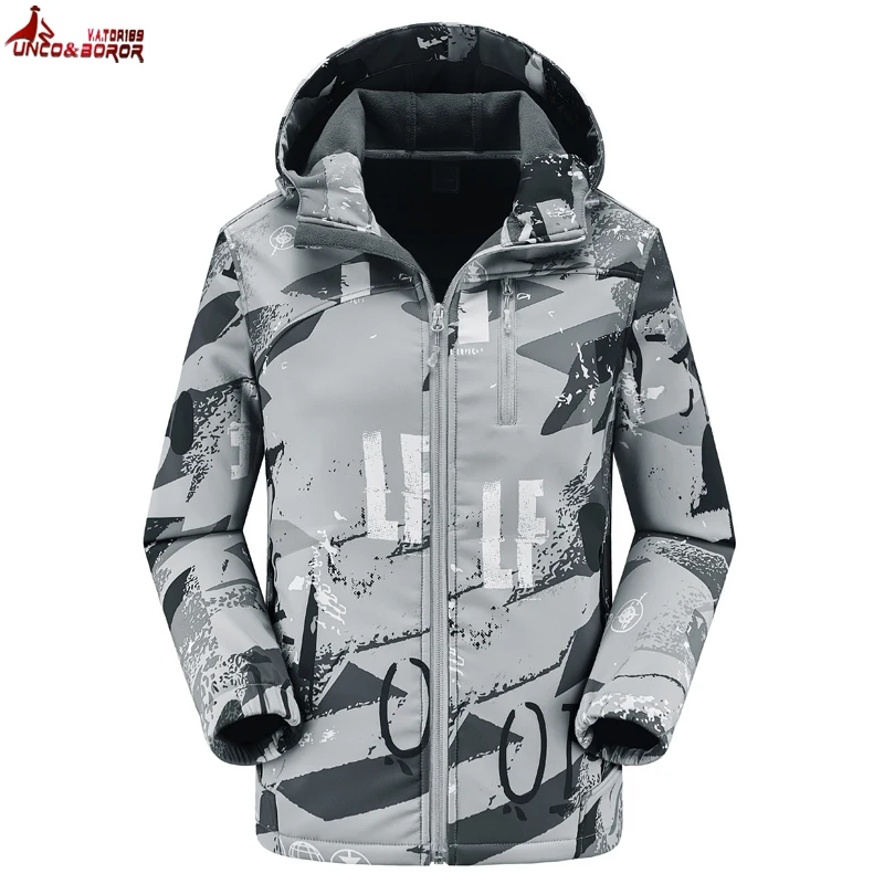 

Мужская Уличная бейсбольная куртка размера плюс L ~ 8XL, уличная мягкая оболочка с 3D принтом, ветрозащитная водонепроницаемая куртка с капюшо...