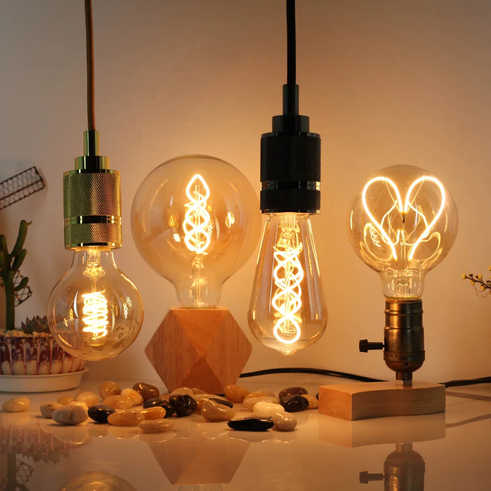 TIANFAN светодиодные лампы винтажный светильник Светодиодная лампа накаливания 4 Вт