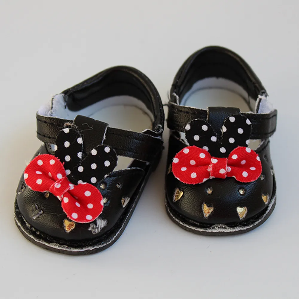 1 пара милых туфель принцессы с бантом для 16 дюймов детская обувь салона 6 5*2 8 см 1/4