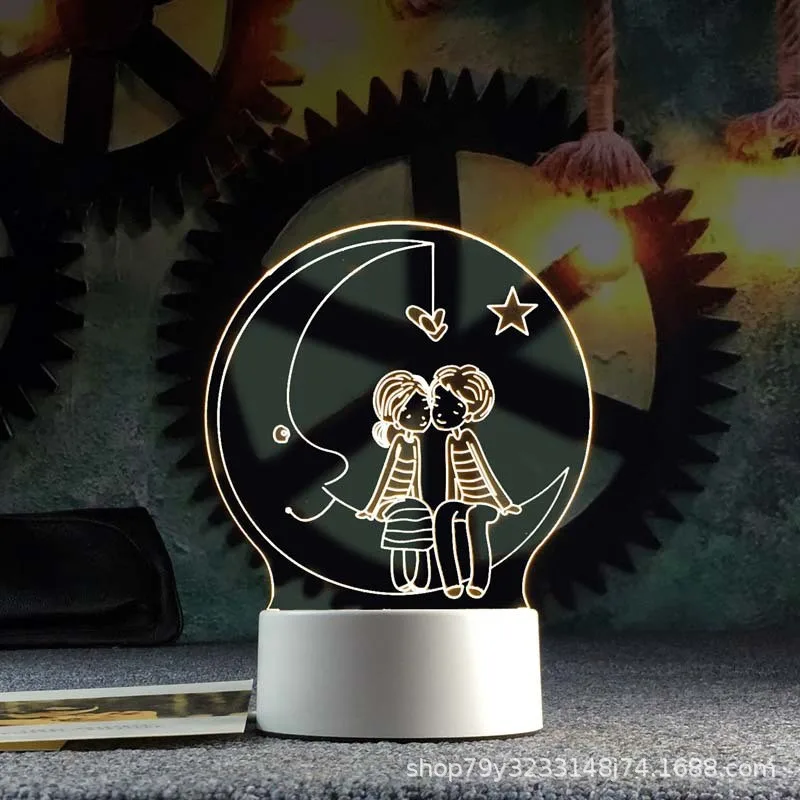 Настольная лампа для общежития рождественский подарок детские игрушки