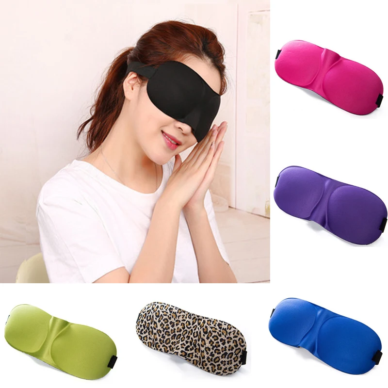 1 шт. шелковая маска для сна мягкая глаз мягкие тени отдыха путешествий повязка на