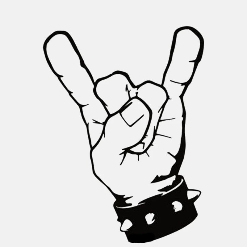 Dawasaru по заказу покупателя Rock наклейка в музыкальном стиле металла ручной