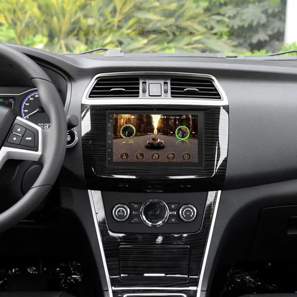 Двойной Din 7 дюймов 1080P Android 8 1 автомобильный стерео Gps навигатор радио плеер 1G + 16G