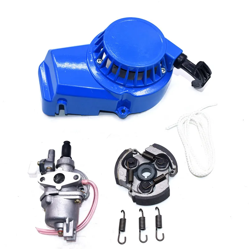 

Carburetors with Start Flip Clutch Pad for 2 Carrera 47cc 49cc Pocket Bike ATV