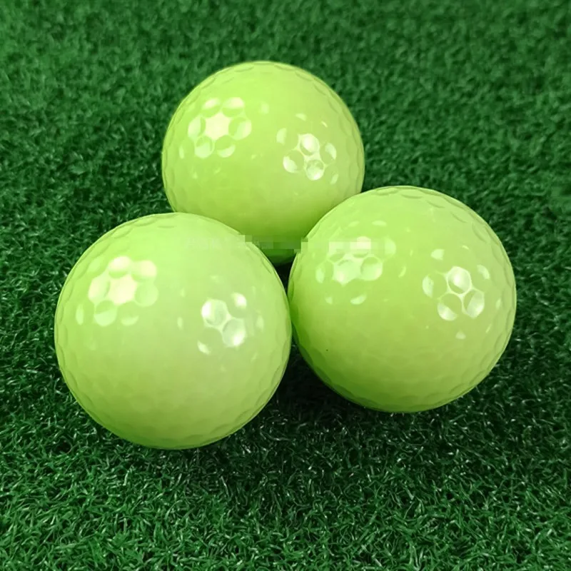 2Pcs/Lot Night Golf Balls Luminous Light Up Bright Glow Reusable Ball Accessories Fluorescent |