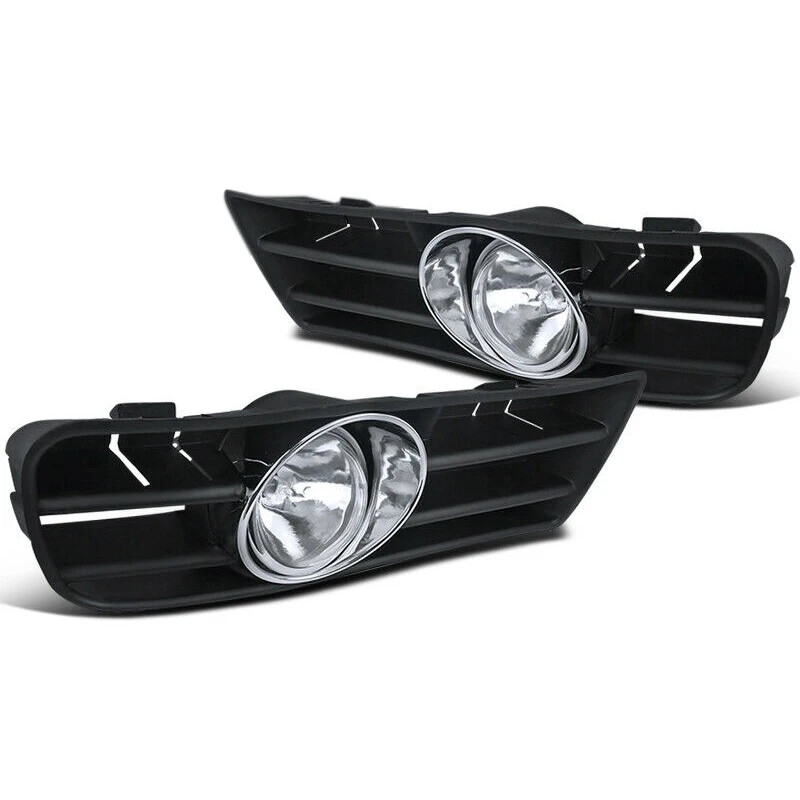 

Clear Fog Lights Driving Bumper Lamps+H3 Bulb+Switch For 98-05 Vw Golf Gti Tdi Mk4 Car Accessories
