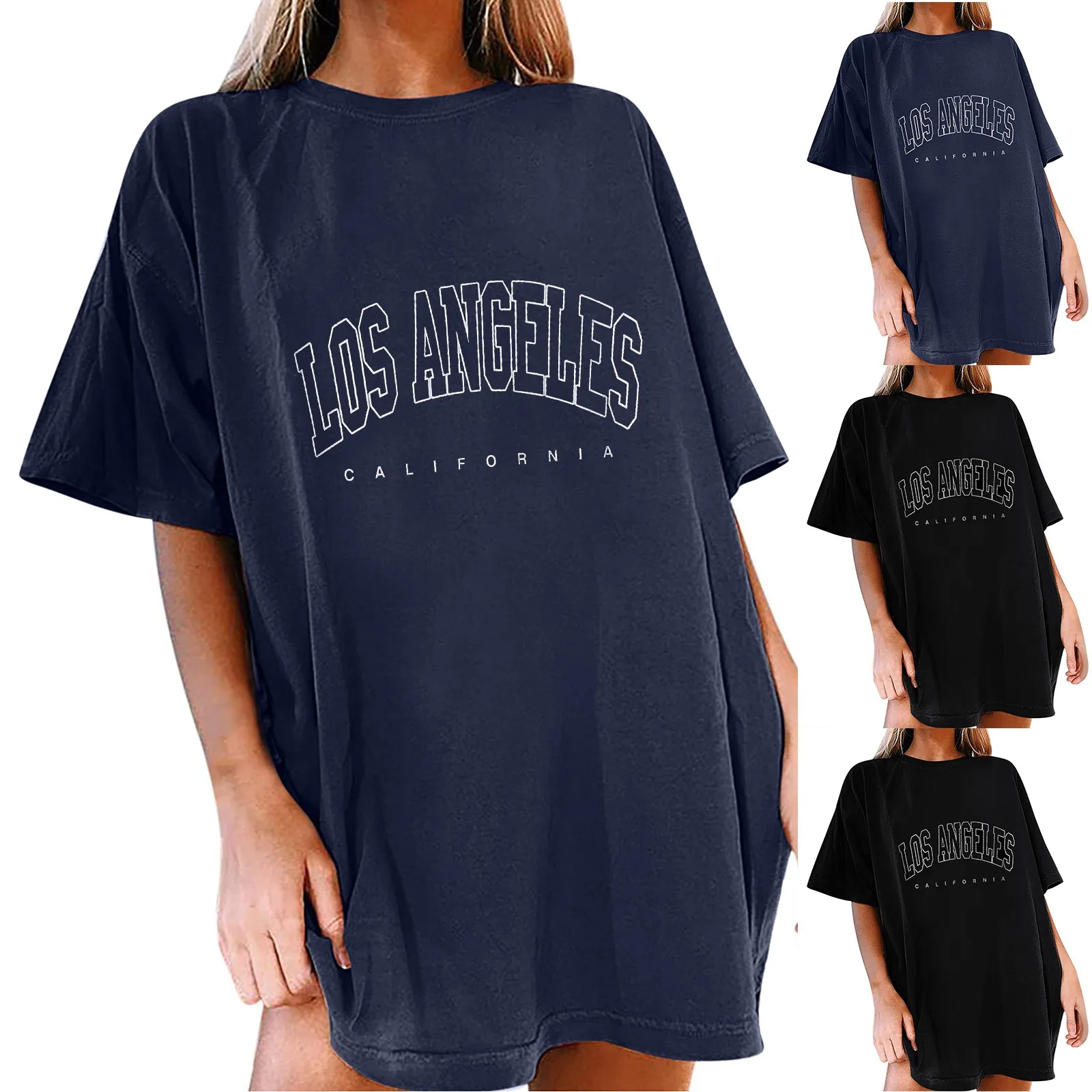 

Women's t-shirts Letter Black Oversized Tshirt Tops harajuku vintage aesthetic gothic graphic punk clothes dropshipping Hip Hop
