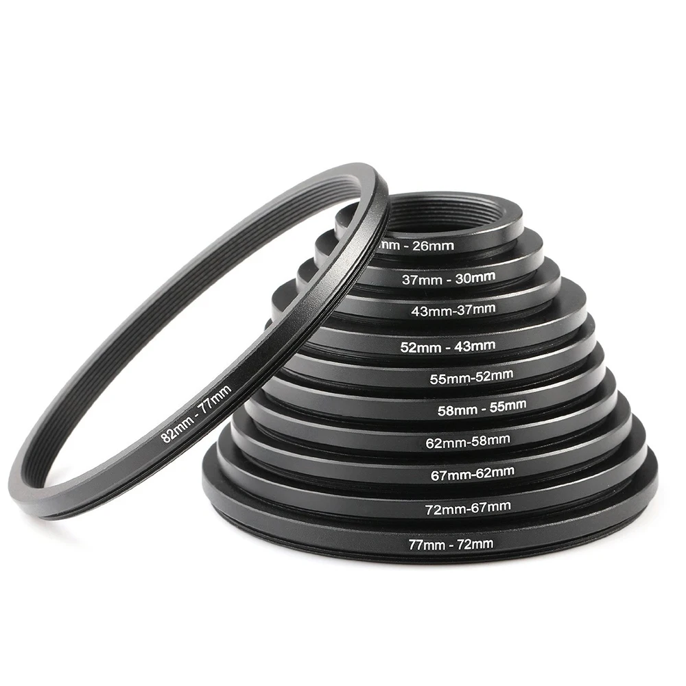 Just Now 58-55-52-49-46-43-37 Step-Down Ring Filter Adapter for Camera Lens Filters DSLR Camera(Over 50 Models Choose) | Электроника