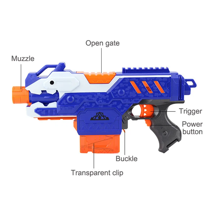 Гель бластер пистолет игрушечный с 20 шт пули и дротики Оружейная кобура для Nerf