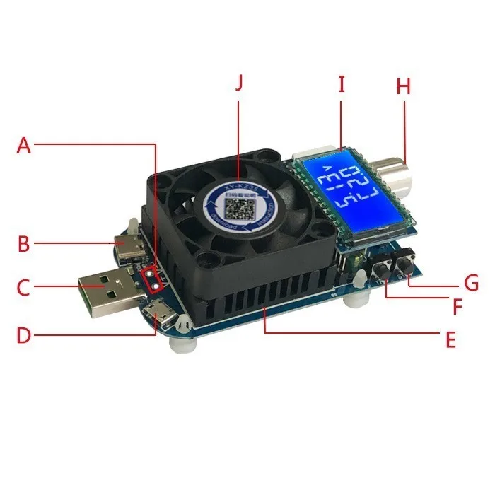 25 Вт 35 Вт QC2.0 QC3.0 USB Электронная нагрузка регулируемый постоянный ток старение резистор емкость батареи тестер Вольтметр
