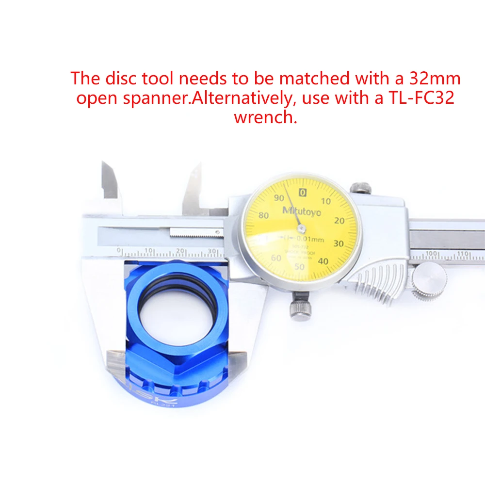 

Chainring Mounting Tool 12 Speed Bike Direct Mount Chainring Lock Ring Removal Tool for M7100/M8100/M9100 XT Crankset