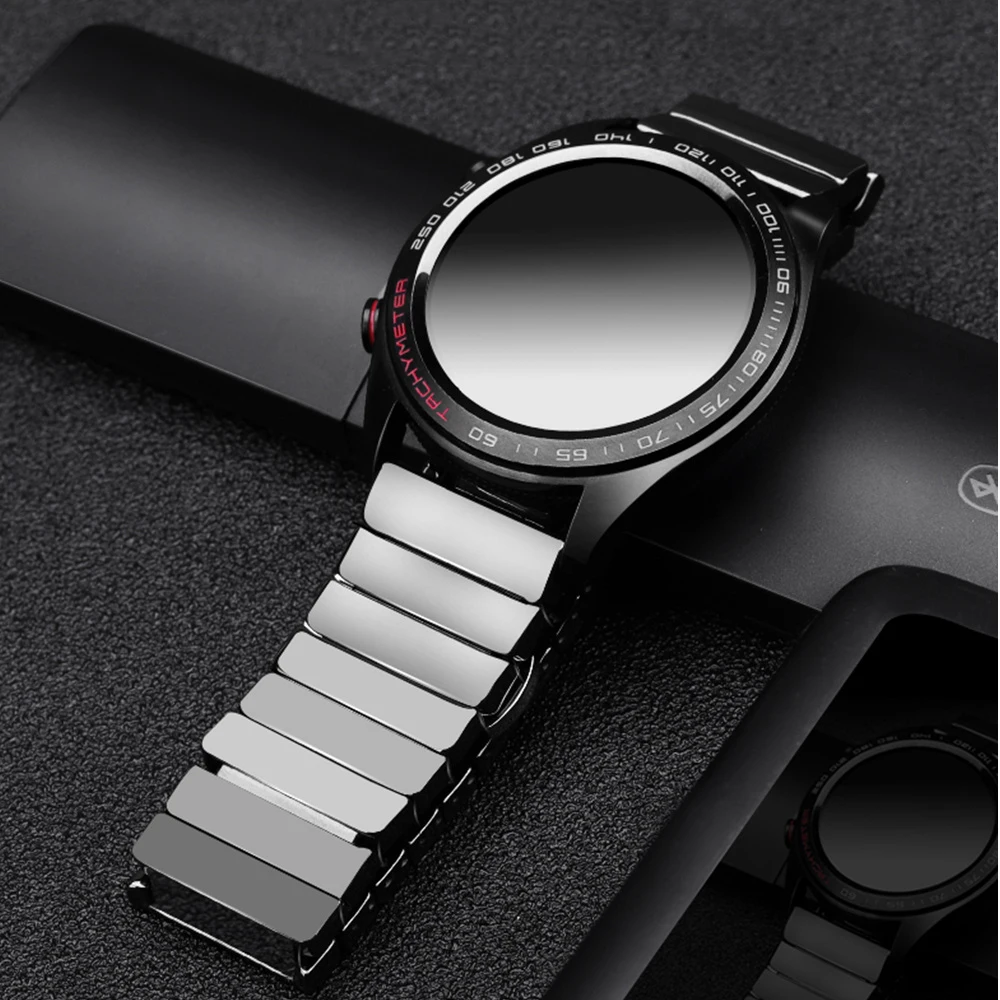 Ремешок керамический для Huawei watch GT 2 браслет Samsung Gear S3 Frontier band S 3 GT2 46 22 мм Galaxy |