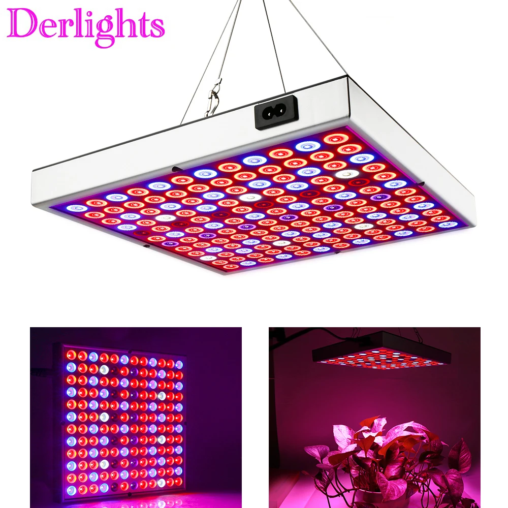

144 LED Grow Light Full Spectrum 45W Plant Growth Phyto Lamp for Plants Flower Seeds Hydroponic Indoor Growbox