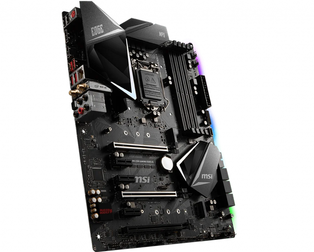 MPG Z390 игровой край AC LGA1151 Intel®Z390 ddr4 128g 3 * PCIe 0x16 USB 1 Wi Fi и bluetooth|Материнские платы| |