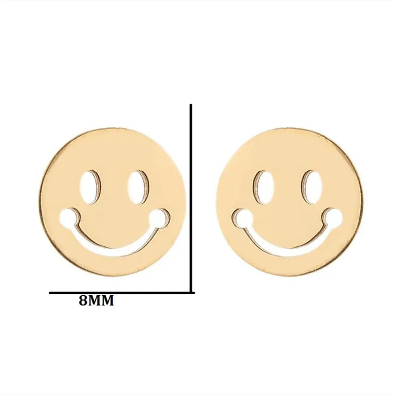 

Stainless Steel Smile Animals Stud Earrings For Women Cute Penguin Cupid's Arrow Elves Earrings Daily Wear Jewlery Accessories
