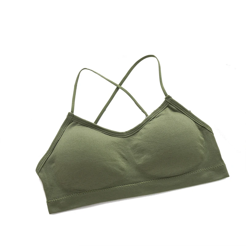 Женский бюстгальтер без косточек с вырезами однотонное красивое нижнее белье