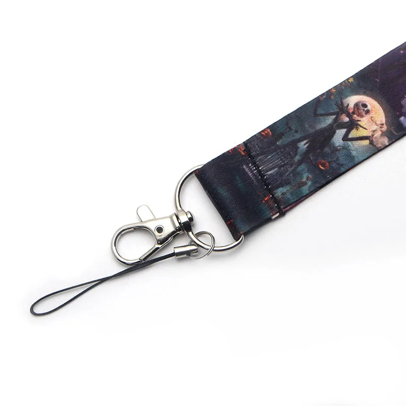 PC111 Кошмар перед Рождеством lanyards держатель удостоверения личности ID карты пройти тренажерный зал мобильный телефон USB бейдж держатель повесить ключи