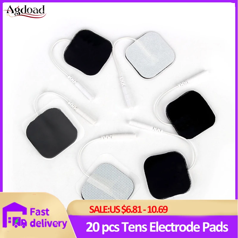 

Накладки-стимуляторы для электрического массажера, 2/1/электродный патч мм, 20 шт.