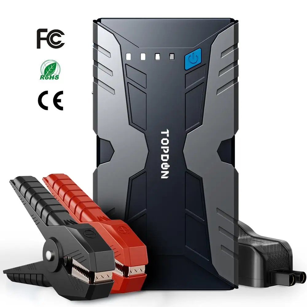 TOPDON VOLCANO1200 стартер 1200A Автомобильный аварийный бустер аккумулятор 12800mAh Авто