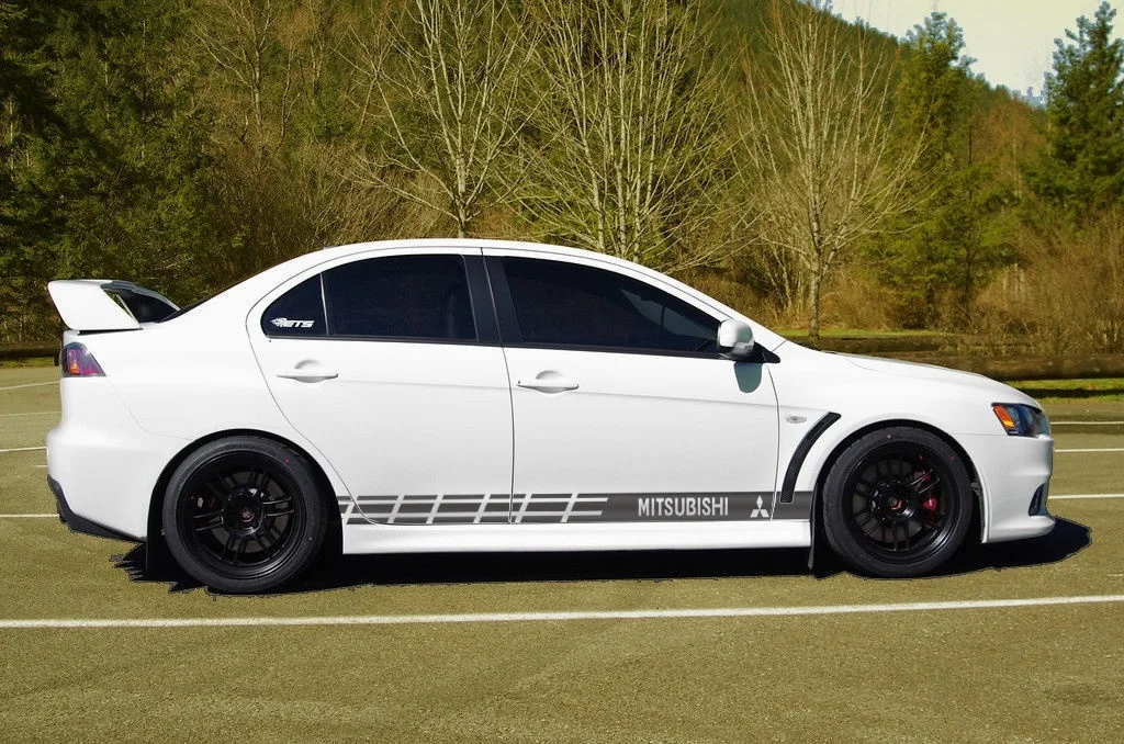 

Наклейка для гоночных автомобилей Lancer Evolution, разные цвета, 97,5 дюйма