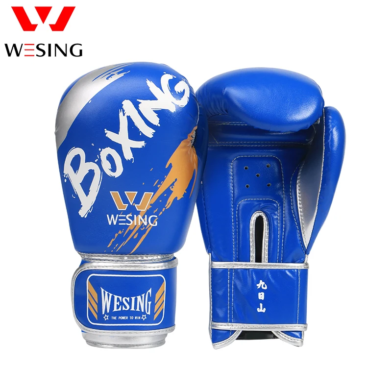 Фото Wesing спортивные Боксерские перчатки для женщин и мужчин 10oz №3