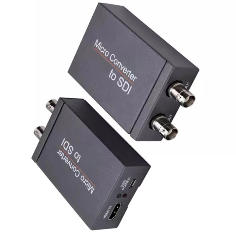 

DC 5V 1080P HDMI-compatible to 2CH SDI Converter with 3G-SDI/HD-SDI Broadcast Adapter for Camera 2 Output