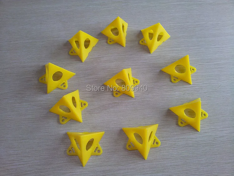 10 шт. желтые подставки для краски деревообработки Пирамида инструмент