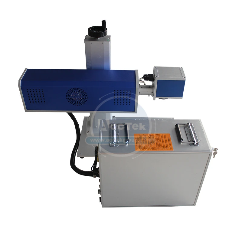 2020 Горячая продажа cnc лазерная маркировочная машина с вращающейся 30 Вт синрад