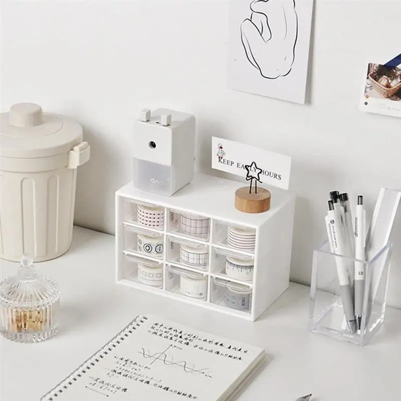 Настольный органайзер для хранения ювелирных изделий 9 ячеек ящик жемчужных