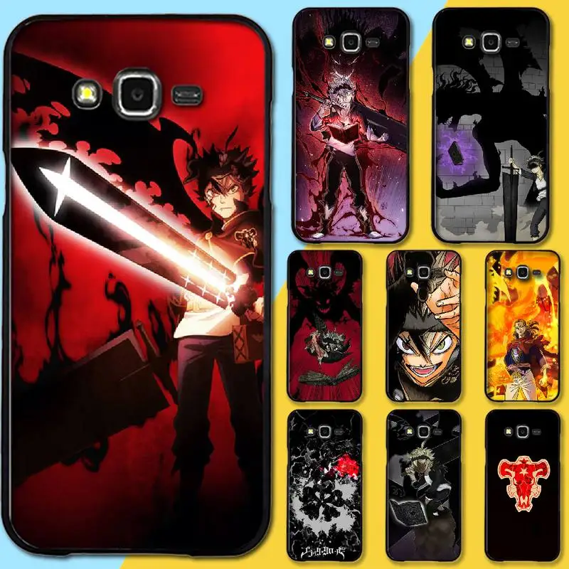 NBDRUICAI черный клевер Asta ТПУ мягкий резиновый чехол для телефона Samsung Galaxy J7 J8 J3 J4 J5 J6