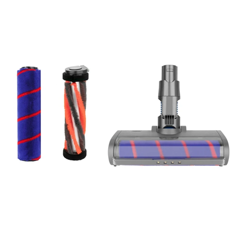 

2Pcs Carpet Brush+ Floor Suction Brush Tool for Dyson V6 DC59 DC58 DC62 Vacuums Cleaner Replacement