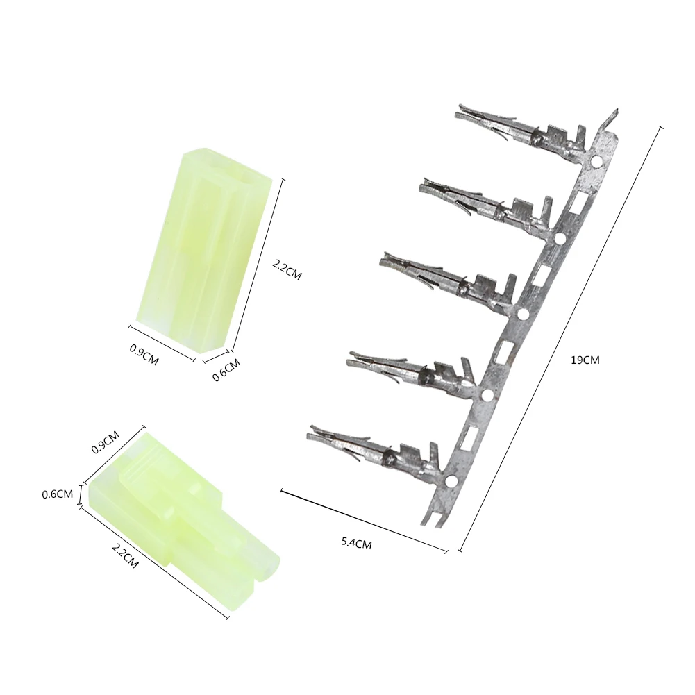 5pairs Male Female Mini Tamiya Plug Connector Green Unwired Connectors With Pins For Airsoft RC Aircraft Accessories |