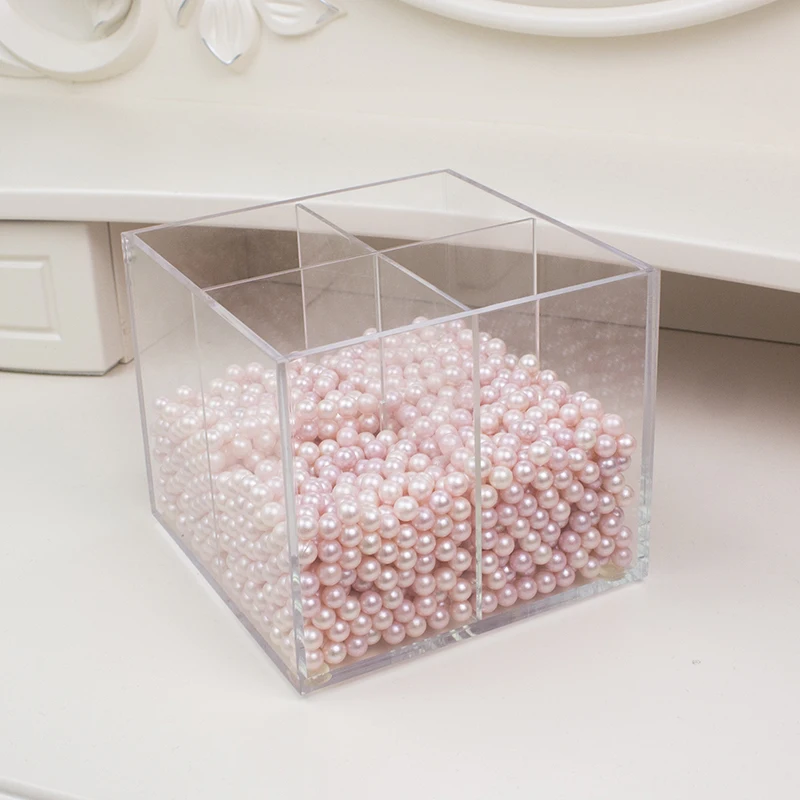 Новый прозрачный органайзер для кистей макияжа акриловая коробка хранения