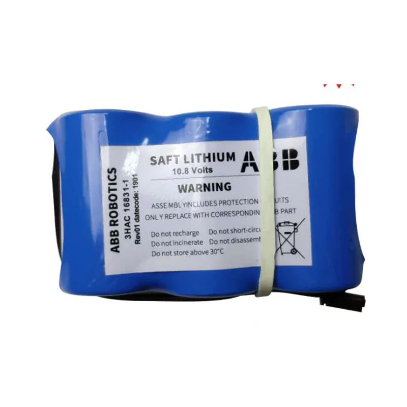 Оригинальный SAFT 3x LS33600 3HAC16831 1 10 8 В 16.5AH PLC литий ионный аккумулятор с вилкой для ABB