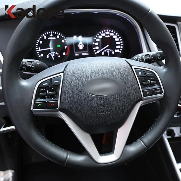 Для hyundai Tucson 2015 2019 2020 углеродное волокно внутренняя дверь подлокотник панель окно