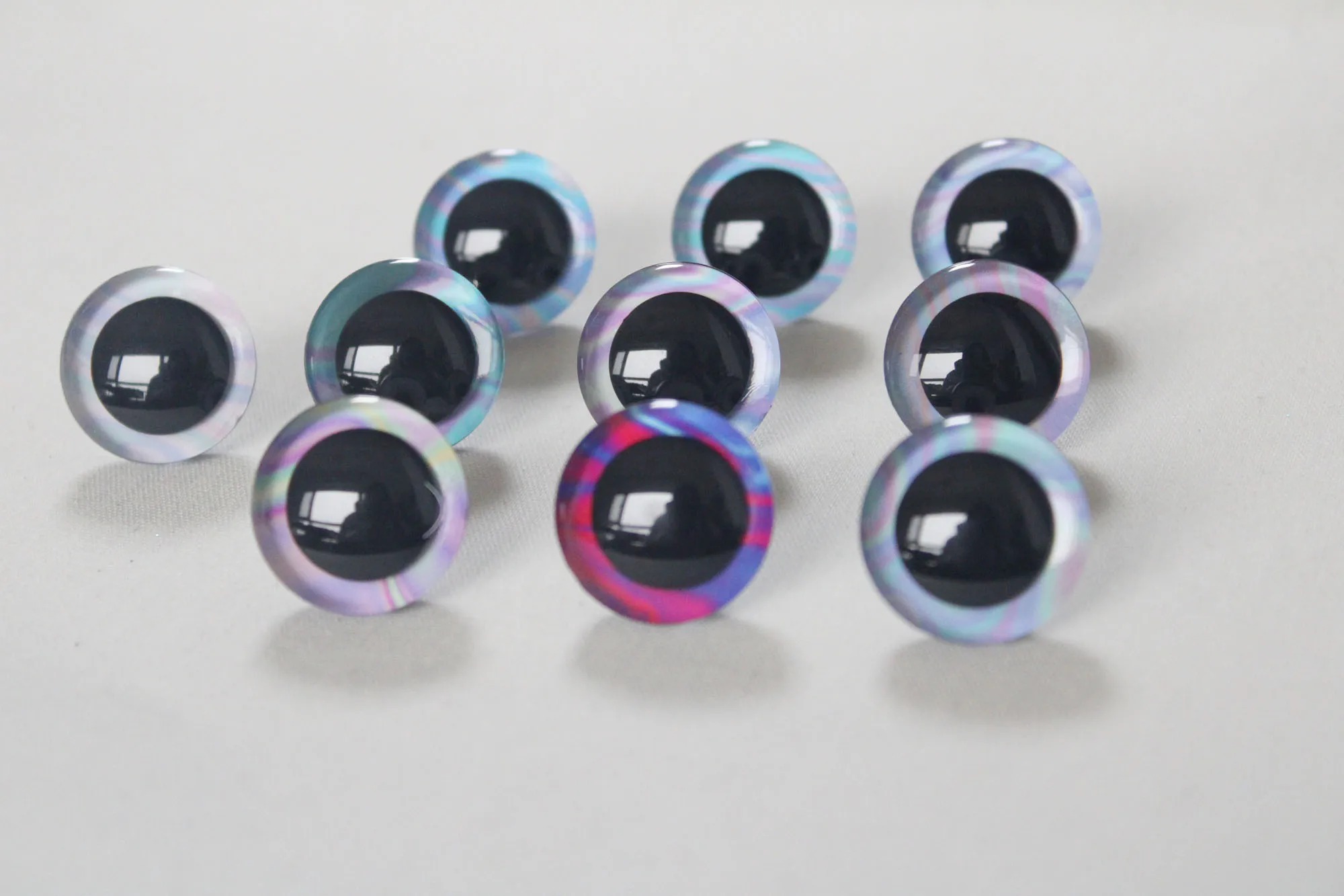 20 шт. новые симфонические глаза 9 12 14 16 18 20 25 30 35 мм новые 3D Красочные игрушечные глаза + шайба для «сделай сам» плюшевые куклы -- H10A -- вариант стиля