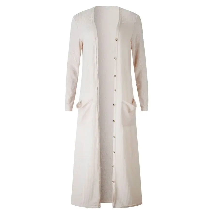 

Fashion Loose Knitted Sweater Female Slim Long Sleeve Solid Plus Size Cardigan Women Casual Warm Long Cardigan Winter Coat Woman