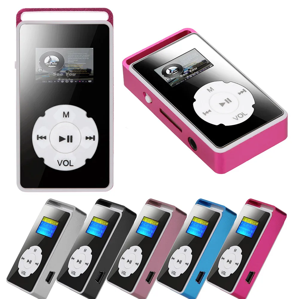 HIPERDEAL Портативный цифровой MP3 плеер с ЖК экраном Поддержка Micro SD TF карты 32G