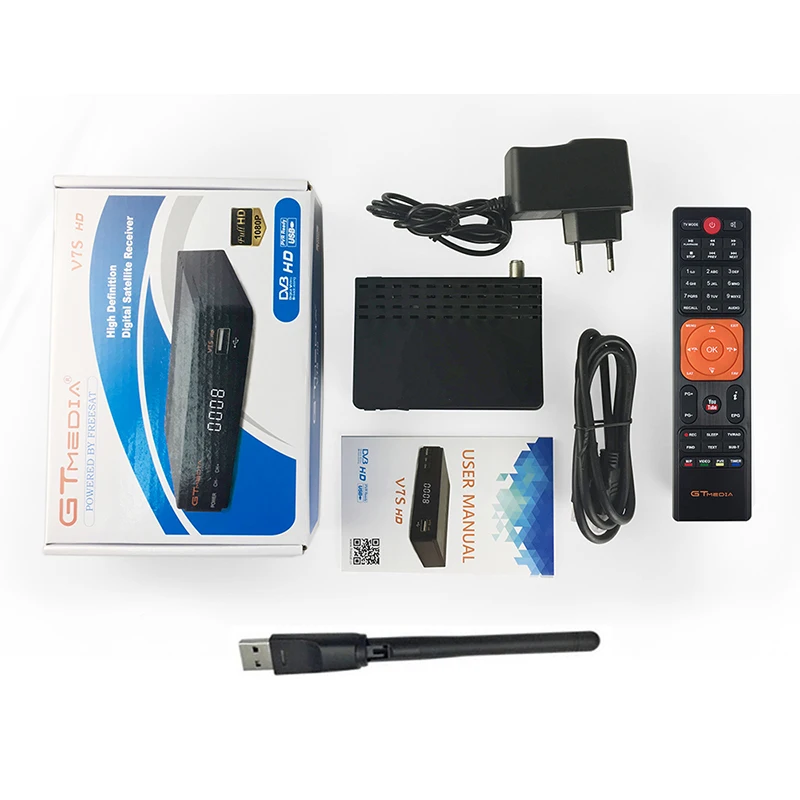 DMYCO спутниковый ресивер ТВ тюнер декодер V7SHD DVB S2 LNB с европейскими каналами