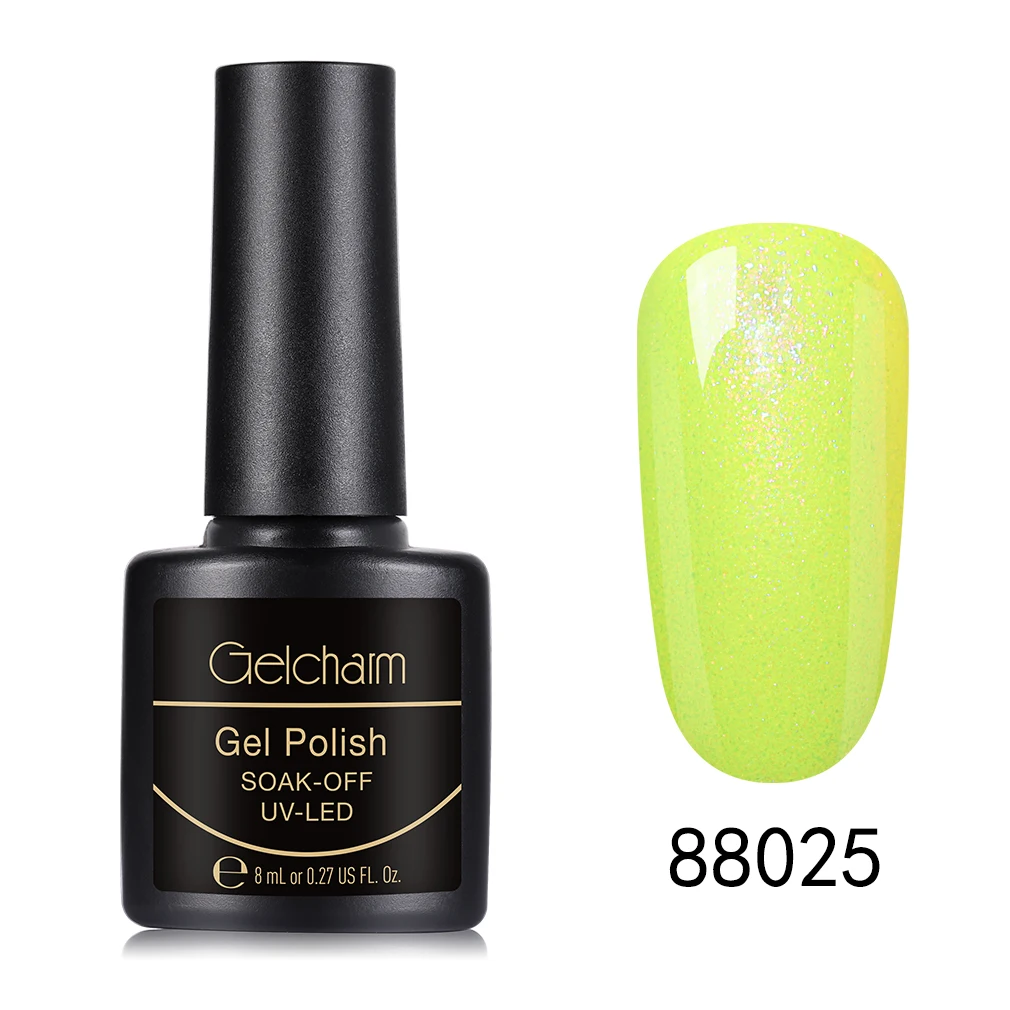 88025 Gelcharm 8 мл сменная серия Гель-лак для ногтей УФ светодиодный отмачиваемый лак для ногтей Блеск для ногтей салон маникюрный лак - Цвет: 88025