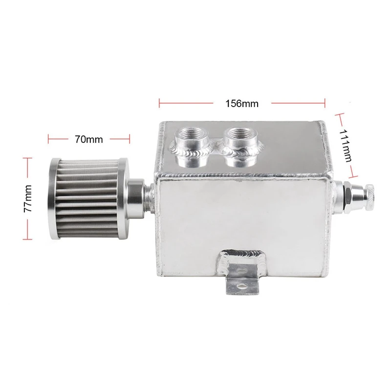Автомобильный топливный бак 2 л с воздушным фильтром Универсальный Масляный