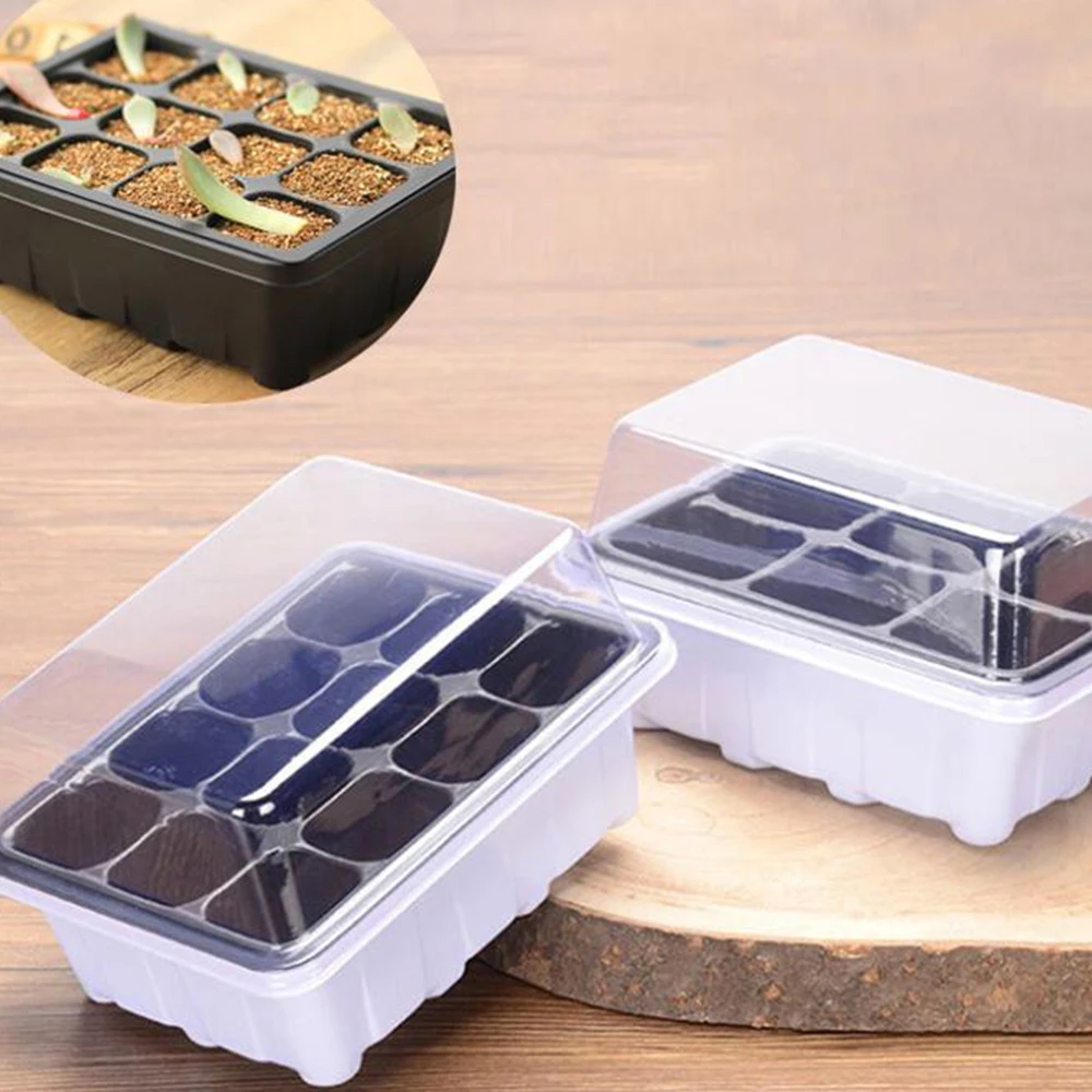 Горшки пластиковые для выращивания садовых растений поддон ящик проращивания с