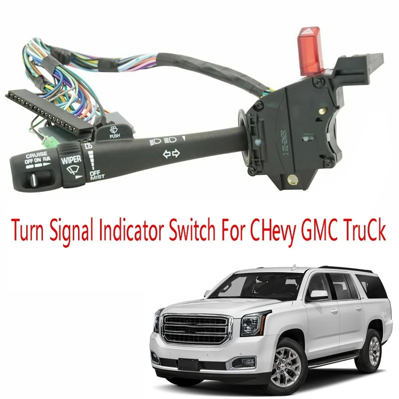 

Car Turn Signal Indicator Switch Turn Signal Cruise Control Windshield Wiper Arm Lever Switch for Chevy GMC Truck
