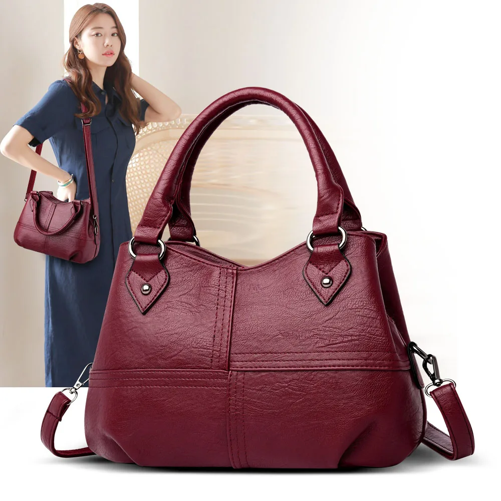 Брендовые роскошные женские кожаные сумки дизайнерские винтажные ручные