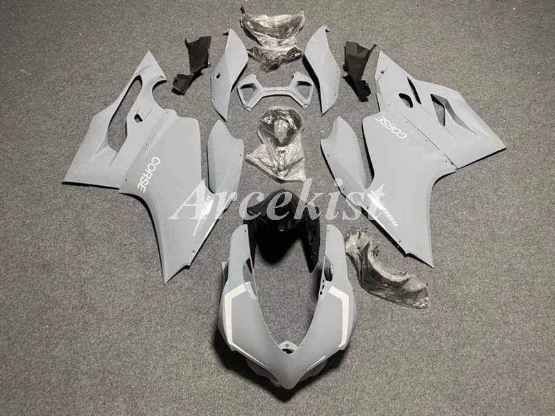 

Style New ABS Whole Fairings Kits For DUCATI 899 1199 S R Panigale 12 13 14 899R 1199R 899S 1199S 2012 2013 2014 Gray glossy