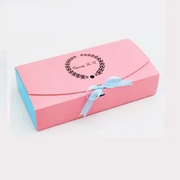 10pcs/lot Pink Paper Box  Chocolates Boxes  Cupcake Cake Packing Package Cardboard  Gift  boxes