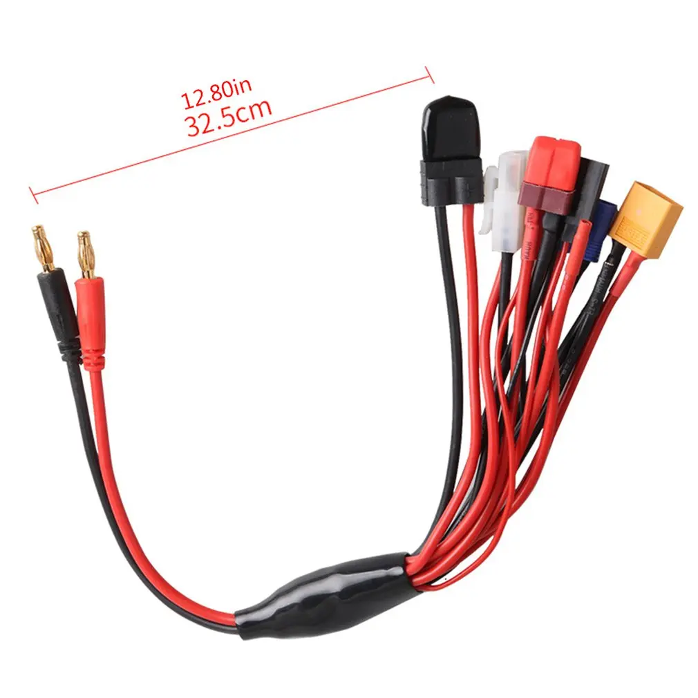 

4.0mm banana connector to Female Tamiya Futaba TRX EC3 JST XT60 Multifunctional Lipo Charging RC charger adaptor