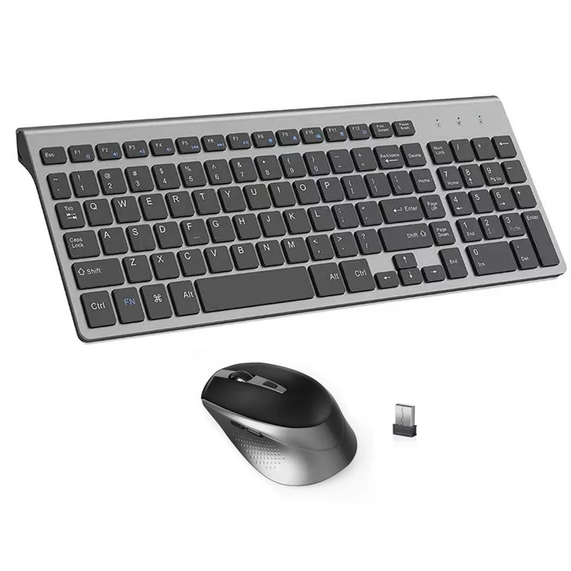 

Wireless keyboard And Mouse Set 2.4 G Portable Mute mouse and keyboard For Office Travel Computer Game Player